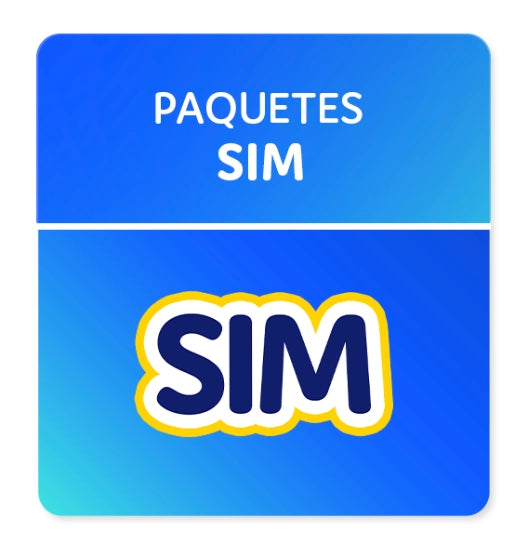 PAQUETES SIM