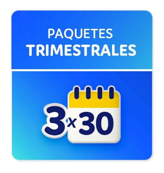 PAQUETES TRIMESTRALES