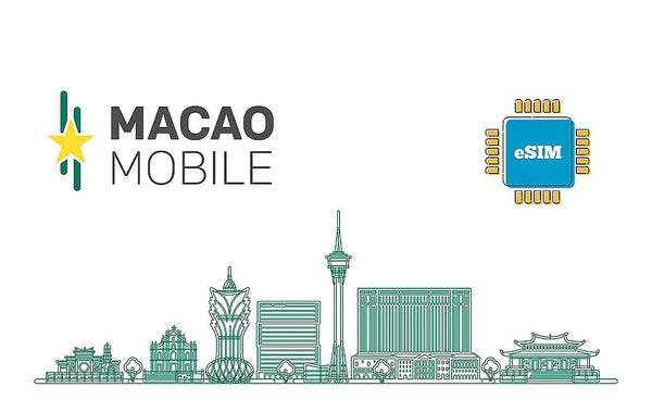 Telefonia Celular - 5 GB - 30 Days - Macao Mobile - Macao