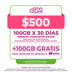 Promo Mamá Telefonía celular - Paquete Compartir 100GB - eSIM QR - Ilimitado