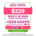 Promo Mamá Telefonía celular - 15GB - eSIM QR - Ilimitado