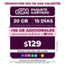 Promo Amor y Amistad Telefonía celular - 20GB - eSIM QR - Ilimitado