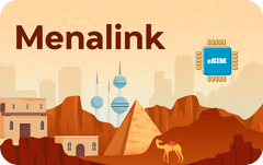 Telefonia Celular - 3 GB - 30 Days - Menalink - Middle East and North Africa