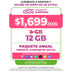 Promo Portabilidad Telefonía celular - 4GB Anual - eSIM QR - Ilimitado