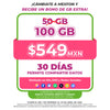 Promo Portabilidad Telefonía celular - 50GB - 30 días - Ilimitado