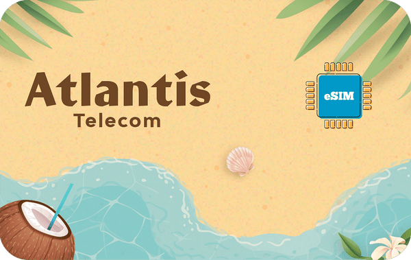 Telefonia Celular - 1 GB - 7 Days - Atlantis Telecom - Cayman Islands