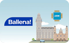 Telefonia Celular - 2 GB - 15 Days - Ballena! - Uruguay