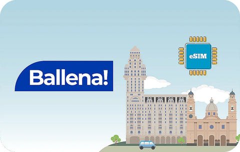 Telefonia Celular - 5 GB - 30 Days - Ballena! - Uruguay