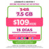Promo Portabilidad Telefonía celular - 5GB - 15 días - Ilimitado