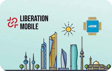 Telefonia Celular - 20 GB - 30 Days - Liberation Mobile - Kuwait