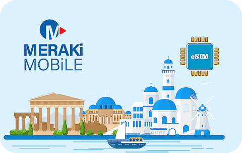 Telefonia Celular - 20 GB - 30 Days - Meraki Mobile - Greece