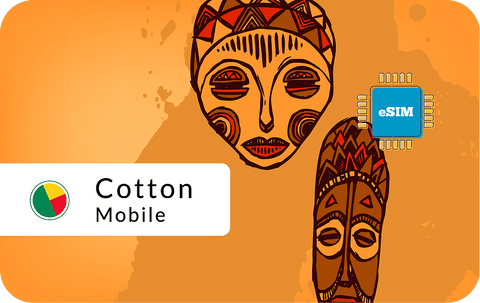 Telefonia Celular - 1 GB - 7 Days - Cotton Mobile - Benin