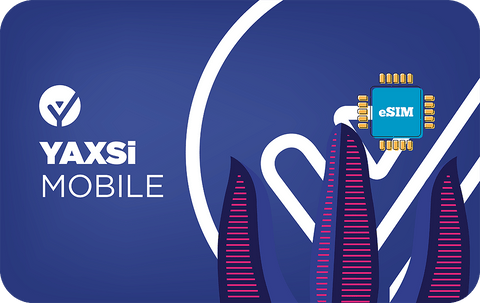 Telefonia Celular - 10 GB - 30 Days - Yaxsi Mobile - Azerbaijan