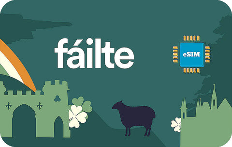 Telefonia Celular - 20 GB - 30 Days - Fáilte - Ireland