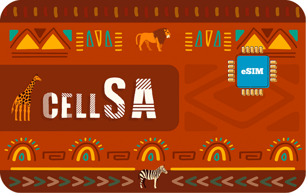 Telefonia Celular - 3 GB - 30 Days - CellSA - South Africa