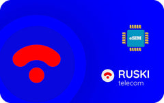 Telefonia Celular - 3 GB - 30 Days - Ruski Telecom - Russia