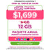 Promo Portabilidad Telefonía celular - 4GB Anual - eSIM QR - Ilimitado